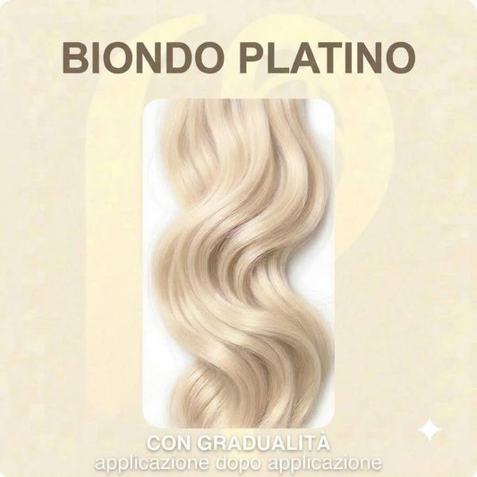 Shampoo colorante che riduce i capelli bianchi in modo graduale e naturale