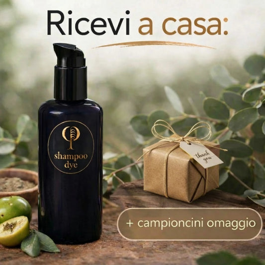 Shampoo colorante che riduce i capelli bianchi in modo graduale e naturale